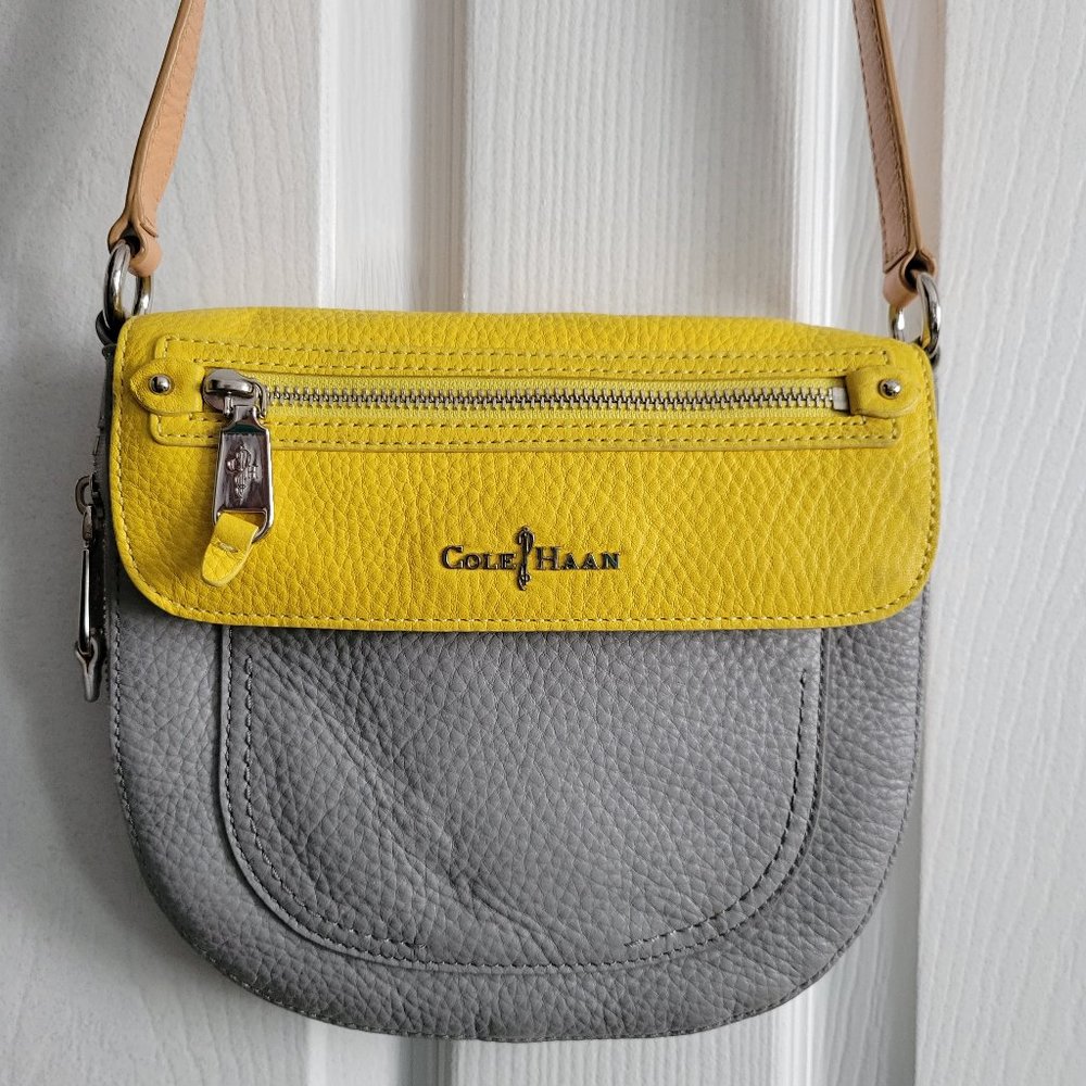 Rare Cole Hann Leather Crossbody Bag